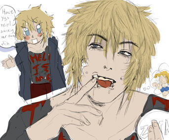 sketch w/ flats head